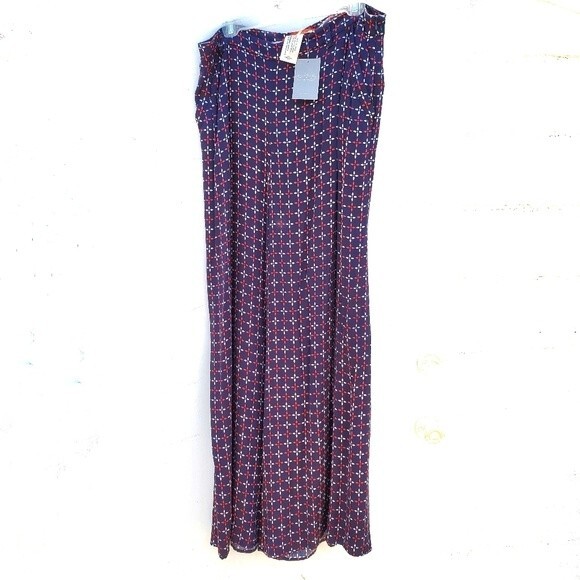 Anthropologie Cartonnier Wide Leg Star Flower Print Palazzo Pants 14 NWT - Picture 2 of 12